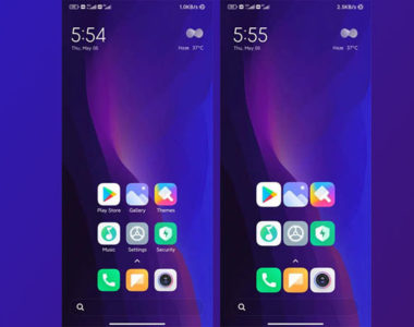 Как скрыть названия приложений в Poco Launcher 4.0?